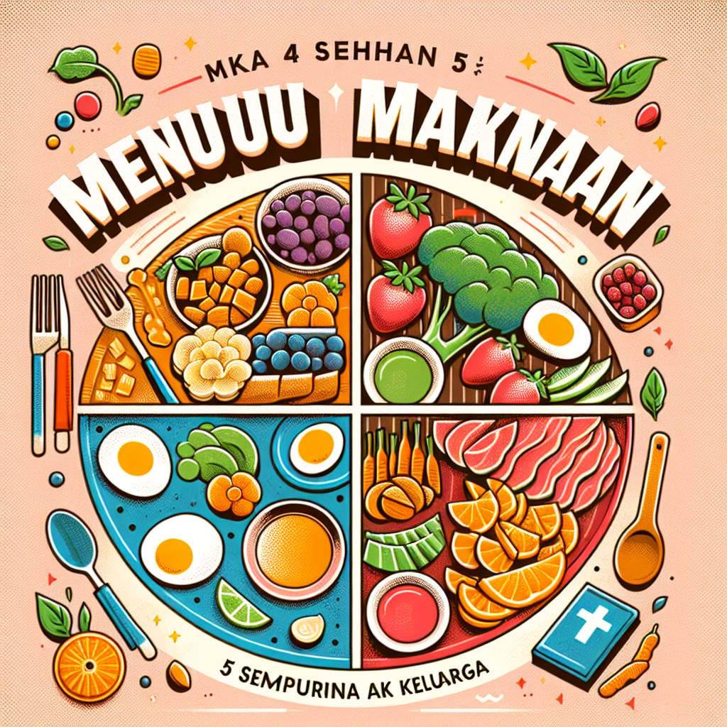 Menu Makanan 4 Sehat 5 Sempurna yang Praktis untuk Keluarga
