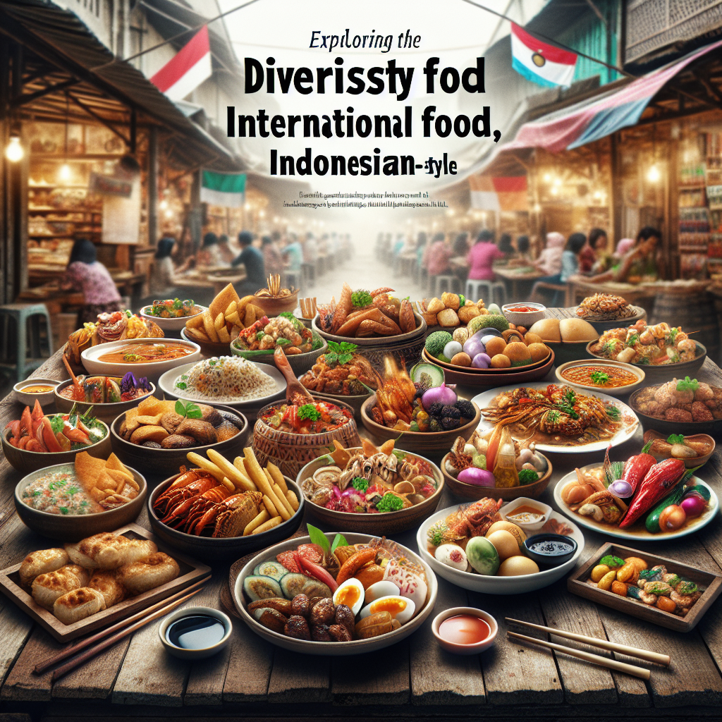 Menjelajahi Keberagaman Makanan Internasional ala Indonesia