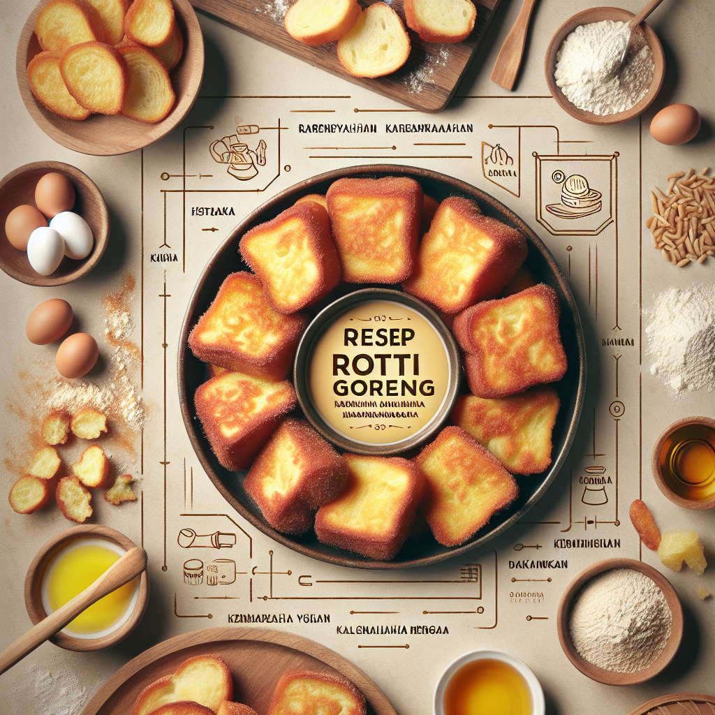 Resep Roti Goreng: Rahasia Kerenyahan dan Kelembutan yang Menggoda